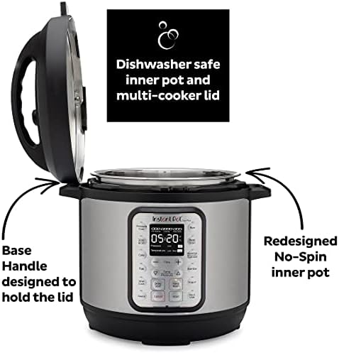 Instant Pot Duo Plus 9-in-1 Electric Pressure Cooker, Slow Cooker, Rice Cooker, Steamer, Sauté, Yogurt Maker, Warmer & Sterilizer, Includes App With Over 800 Recipes, Stainless Steel, 3 Quart - Image 7